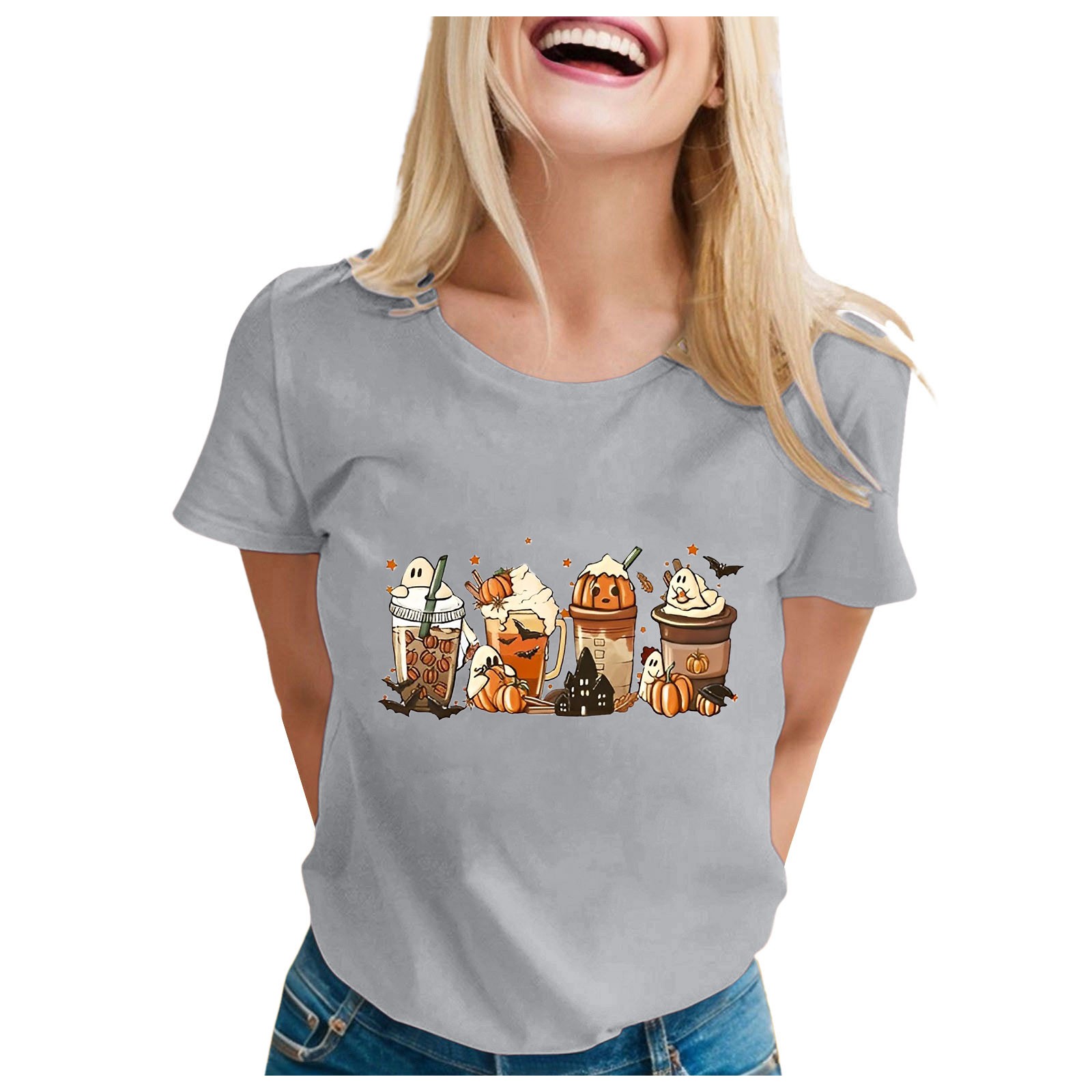 T-shirt Homme/femme Horror Movie Jaws Shark 3D Print - Multicolore - Neuf Avec étiquettes - Polyester