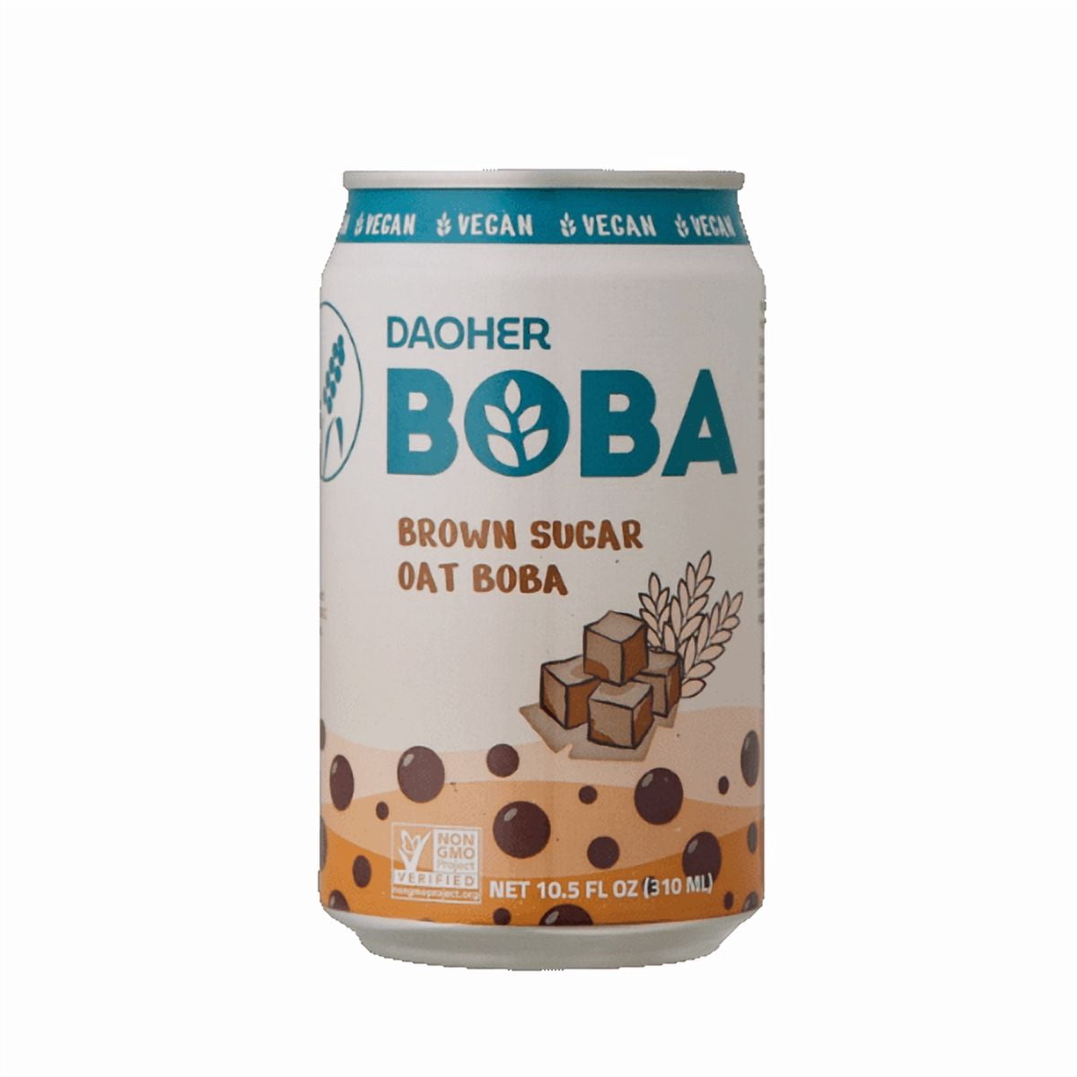 DaoHer Brown Sugar Oat Boba, Vegan, 12-Pack, 10.5 fl oz