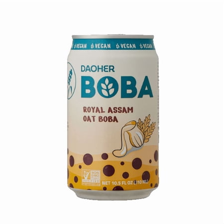 DaoHer Royal Assam Oat BOBA, 10.5 fl. oz. (12 Pack)