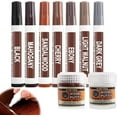 thumbnail image 1 of Daoboely Wood Filler Sticks, 24-Piece Furniture Touch-Up Kit with Wax Crayons and Touch-up Markers, 1 of 7