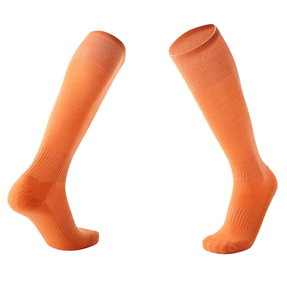 Daolelai Adult Football Socks Solid Color Simple Long Tube Comfortable Breathable Non-