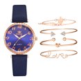 thumbnail image 1 of Daolelai Alloy Round Quartz Women's Watch Bracelet Set, 1 of 3