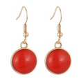 thumbnail image 1 of Daolelai Fashion Personality Stone Earrings Fashionable Colorful Round Earrings, 1 of 5
