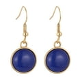 thumbnail image 1 of Daolelai Fashion Personality Stone Earrings Fashionable Colorful Round Earrings, 1 of 6