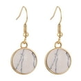 thumbnail image 1 of Daolelai Fashion Personality Stone Earrings Fashionable Colorful Round Earrings, 1 of 5