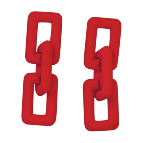 Daolelai French Solid Color Acrylic Vintage Earrings