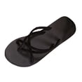 thumbnail image 1 of Daolelai Ladies Summer Fashion Solid Color Fabric Flip Flops Beach Slippers, 1 of 8