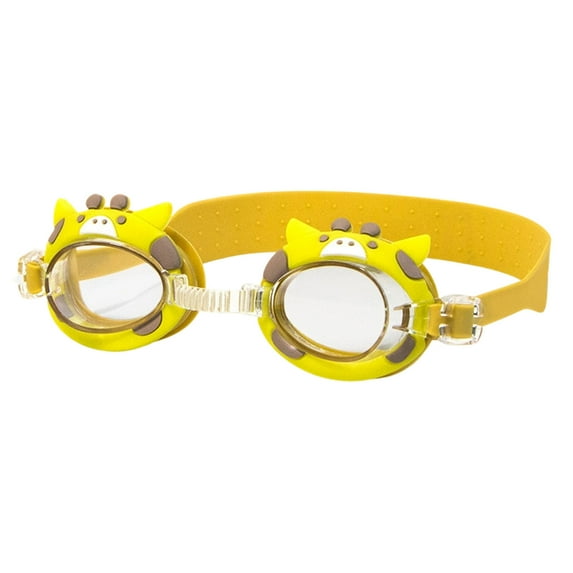 Daolelai Love Cartoon Animals Waterproof Hd Boys and Girls Swimming Goggles