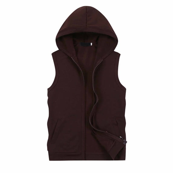 Daolelai Men's Hooded Vest Top