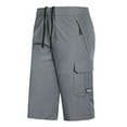 thumbnail image 1 of Daolelai Men's Loose Plus Size Quick-Drying Beach Sports Capri Pants, 1 of 4