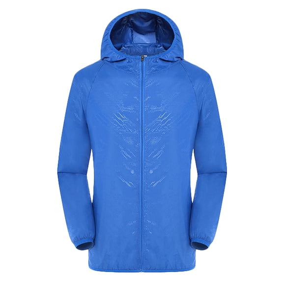 Daolelai Men's Outdoor Long-Sleeved Hooded Cycling Sun Protection Skin Jacket