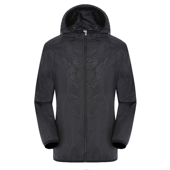 Daolelai Men's Outdoor Long-Sleeved Hooded Cycling Sun Protection Skin Jacket