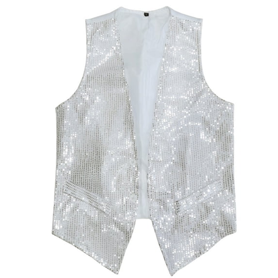 Daolelai Men's Sequined Suit Vest