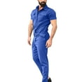 thumbnail image 1 of Daolelai Men's Short-Sleeved Overalls, 1 of 8