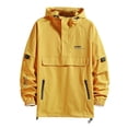 thumbnail image 1 of Daolelai Men's Spring and Autumn All-Match Half-Zip Jacket Hooded Jacket, 1 of 6