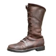 thumbnail image 1 of Daolelai Men's Vintage Renaissance Large Size Men's Leather Boots, 1 of 3
