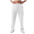thumbnail image 1 of Daolelai Men's Wide Leg Drawstring Back Pocket Solid Color Sweatpants Trousers, 1 of 9
