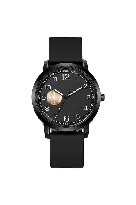 Men's and Women's Quartz Movement Silicone Strap Watches
