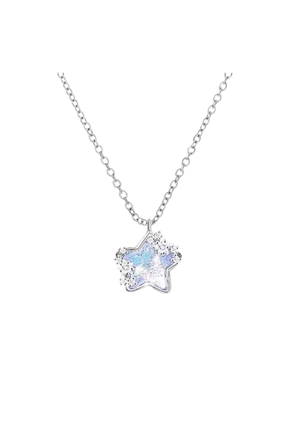Moon Color Changing Glass Necklace