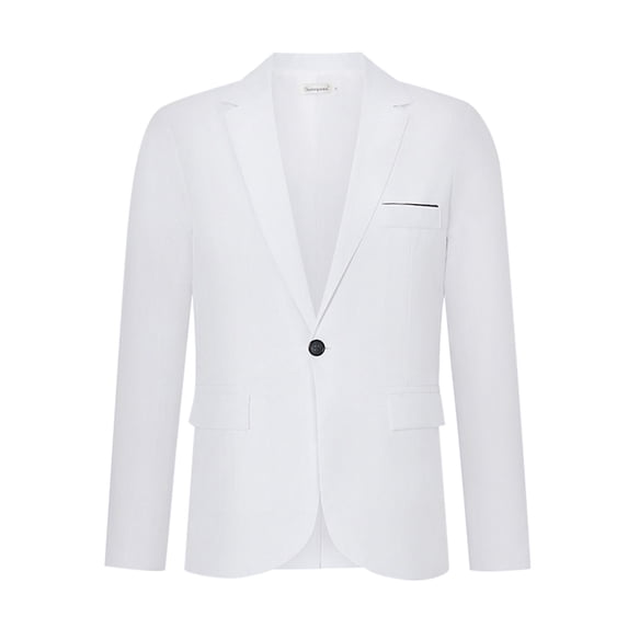 Daolelai Plus Size Men's Business Casual Suits Slim Fit Blazer