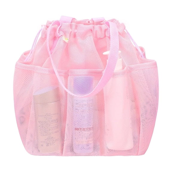 Daolelai Portable Mesh Shower Rack with Drawstring