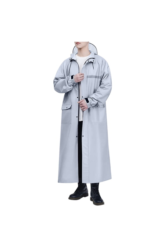 Raincoat One-Piece Men and Women's Full Body Riot-Proof One-Piece Raincoat