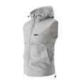 thumbnail image 1 of Daolelai Summer New Men's Hooded Sleeveless Vest Vest Sun Protection Clothing, 1 of 4