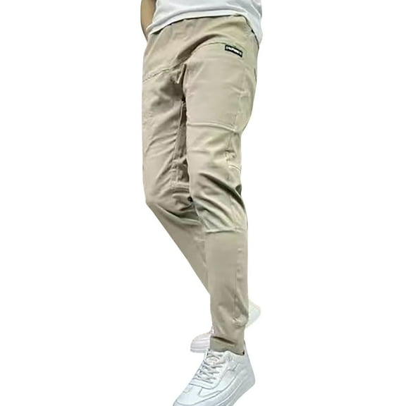 Daolelai Summer Six-Pocket Drawstring Loose Casual Pants with The Same Style and Versatile Casual Straight Pants