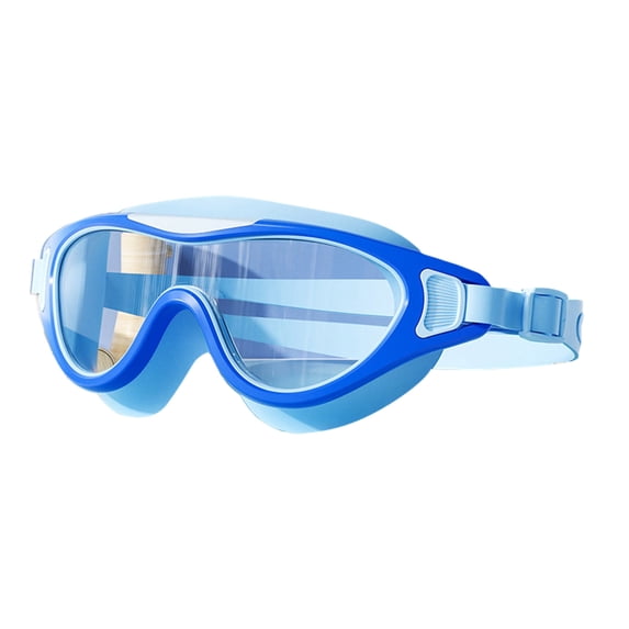 Daolelai Waterproof and Fog-Proof Large Frame Glasses Children's Swimming Goggles