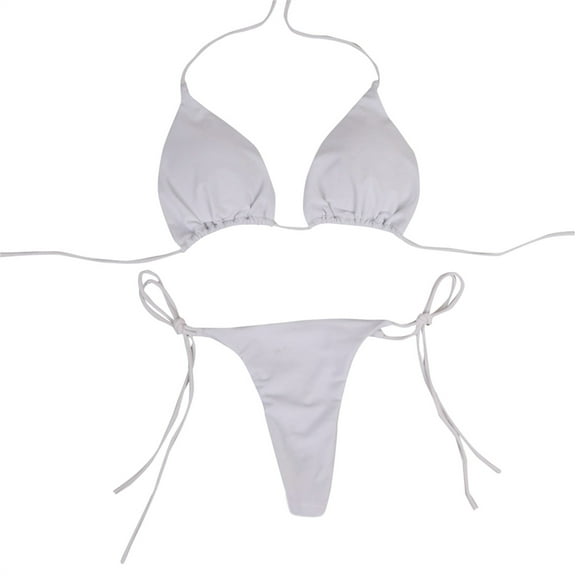 Daolelai Women's Double Layer Swim Cloth Bikini Swimsuit