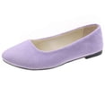 thumbnail image 1 of Daolelai Women's Fashion Solid Color Suede Casual Shoes Slip On Comfortable Shoes, 1 of 4