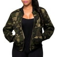 thumbnail image 1 of Daolelai Women's Long Sleeve Button Camouflage Jacket, 1 of 9