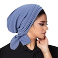 thumbnail image 1 of Daolelai Women's Middle Eastern Head Cover Fashion Elastic Headscarf Malay Indonesian Headscarf, 1 of 5