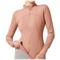 thumbnail image 1 of Daolelai Women's Nylon Stand Collar Skinny Running Fitness Jacket, 1 of 5
