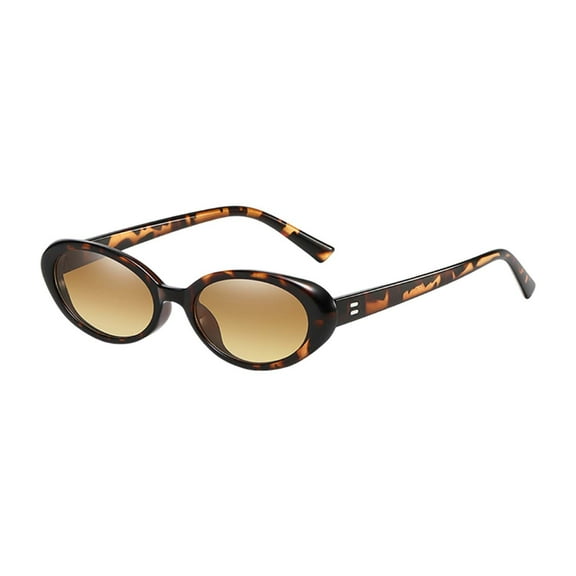 Daolelai Women's Polarized Oval Retro Sunglasses Classic Sunglasses Shades Fashion Sunshade Sunglasses