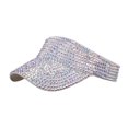thumbnail image 1 of Daolelai Women's Rhinestone Outdoor Sun Visor Baseball Cap, 1 of 4