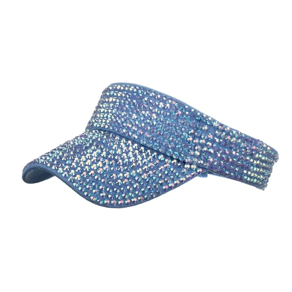 Daolelai Women's Rhinestone Outdoor Sun Visor Baseball Cap