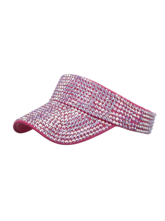 Women's Rhinestone Outdoor Sun Visor Baseball Cap