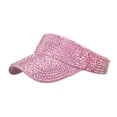 thumbnail image 1 of Daolelai Women's Rhinestone Outdoor Sun Visor Baseball Cap, 1 of 6