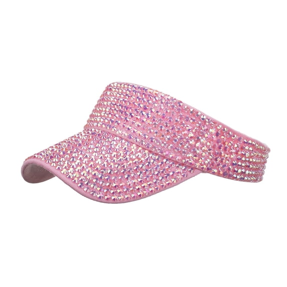 Daolelai Women's Rhinestone Outdoor Sun Visor Baseball Cap