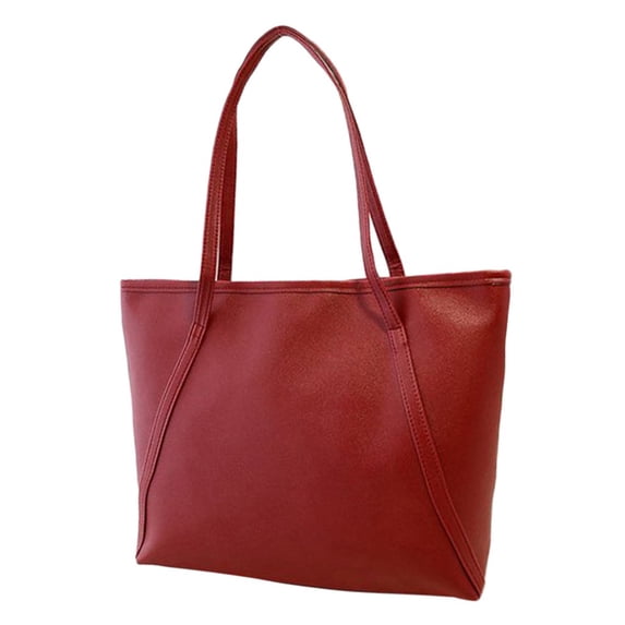 Daolelai Women's Simple Solid Color Shoulder Bag Handbag Large Capacity Bag