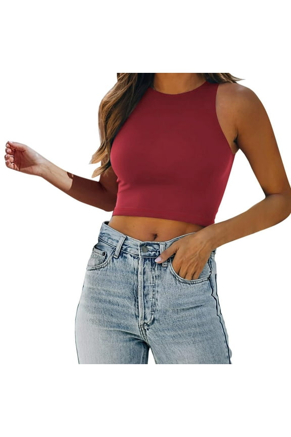 Women's Sleeveless Backless Camisole Vest Top