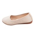 thumbnail image 1 of Daolelai Women's Stylish Leather Solid Color Wedge Heel Casual Shoes Elegant and Comfortable Shoes, 1 of 9
