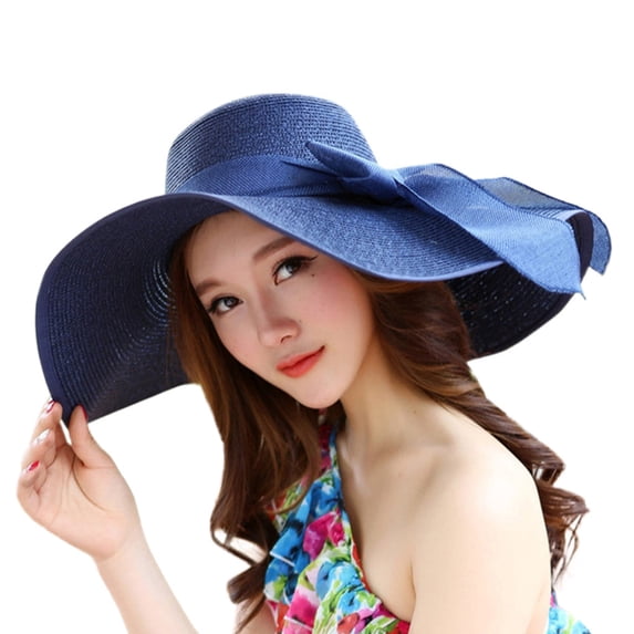 Daolelai Women's Sun Protection Foldable Beach Hat Sun Hat