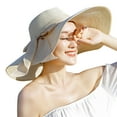 thumbnail image 1 of Daolelai Women's Sun Protection Foldable Beach Hat Sun Hat, 1 of 2