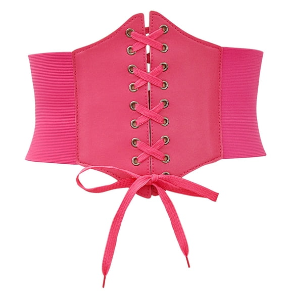 Daolelai Women's Ultra-Wide Fashionable Waist Belt with Rivets for Women, Ladies' Decorative Wide Belt