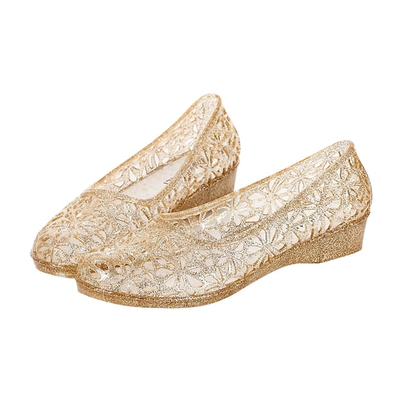 Daolelai Women's Wedge Jelly Sandals