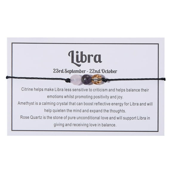 Daolelai Zodiac Faceted Stone Beaded Bracelet