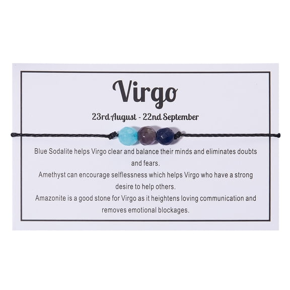 Daolelai Zodiac Faceted Stone Beaded Bracelet