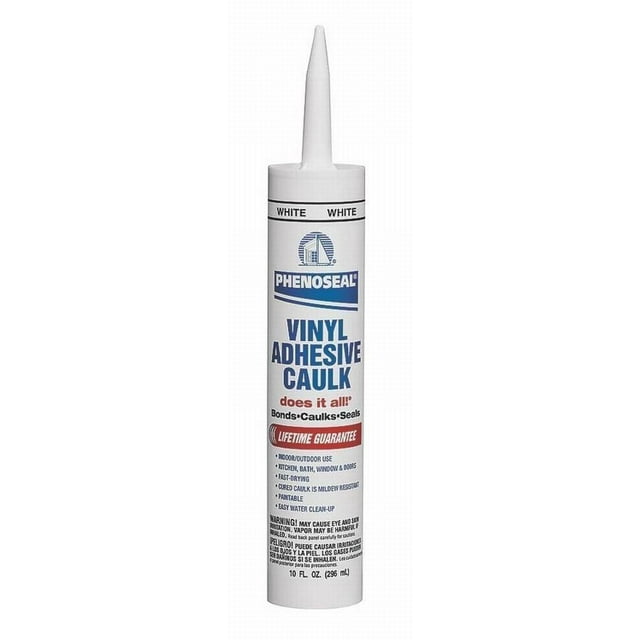 Dap 00005 18 Pack White Phenoseal Does It All Vinyl Adhesive Caulk 10